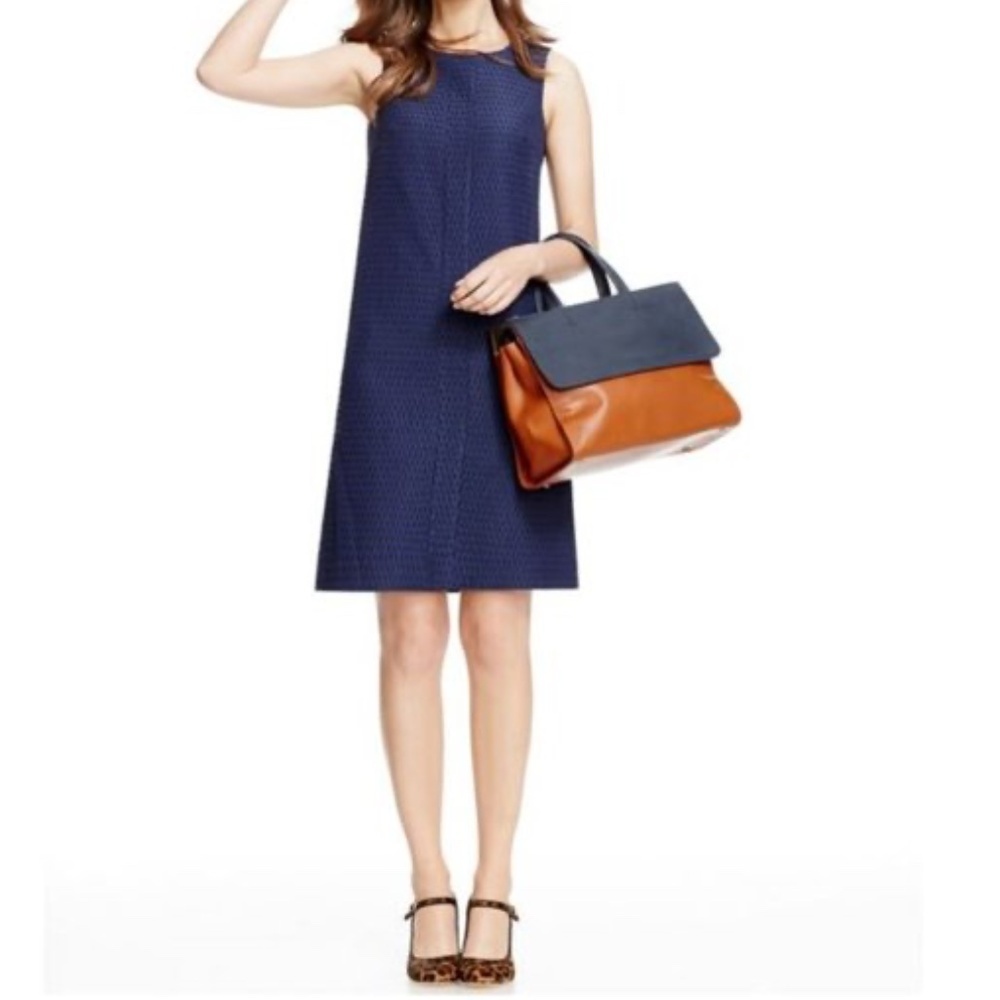 Boden Chiswell Shift Dress | Navy | 8 Tall